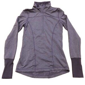 Mondetta Purple Gray Half Zip Pullover Sweater Size XS Womens Jogging Workout